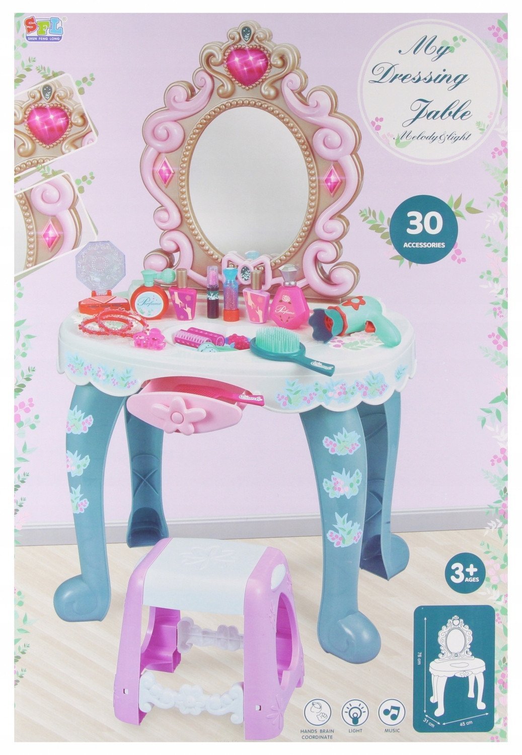 TOALETKA B/O AKC 46X67X11 MC PUD 8