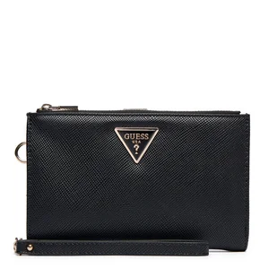 Duży Portfel Damski Guess Laurel II Slg SWZG74 59157 Czarny - Portfele - miniaturka - grafika 1