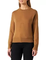Swetry damskie - s.Oliver Sweter damski, brązowy, rozmiar 46 (DE), brązowy, 46 - miniaturka - grafika 1