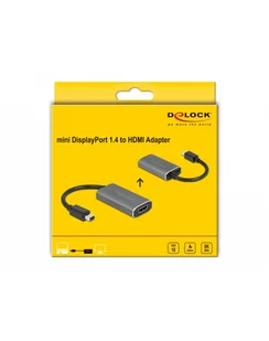 DeLOCK mini DP Port 1.4> HDMI Ada 8K + HDR - 63200 - Części i akcesoria do laptopów - miniaturka - grafika 1