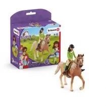 Schleich 42542 Sarah i Mystery Horse Club - Figurki dla dzieci - miniaturka - grafika 1