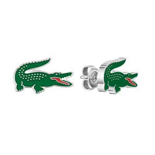 Lacoste Męskie kolczyki sztyfty z kolekcji ARTHOR ze stali nierdzewnej - 2040230, Jeden rozmiar, Stal nierdzewna, Bez kamieni szlachetnych