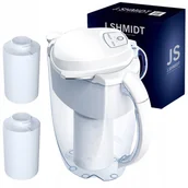 Dzbanki filtrujące - Duży dzbanek filtrujący wodę Aquaphor Shmidt, dwa wkłady filtrujące JS500 - miniaturka - grafika 1