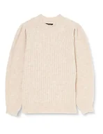 Swetry damskie - Supermom Damski sweter Pull Cleveland z długim rękawem, RAS1202 Oatmeal-P611, L - miniaturka - grafika 1