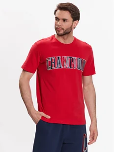 Champion T-Shirt Bookstore 218512 Czerwony Regular Fit - Koszulki męskie - miniaturka - grafika 1