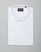 Koszule męskie - koszula fabrizia 00413 długi rękaw biały slim fit - miniaturka - grafika 1