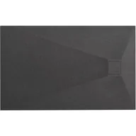 Brodziki prysznicowe - Rea Brodzik prysznicowy Magnum Black 80x100 - miniaturka - grafika 1