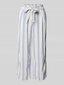 Spodnie damskie - Spodnie materiałowe z paskiem w talii model ‘CARO’ - miniaturka - grafika 1