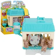 Zabawki interaktywne dla dzieci - Little Live Pets Mama Surprise Mini Interaktywny Myszka Lil Mouse Rodzi Dzieci - miniaturka - grafika 1