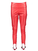 Legginsy - adidas Legginsy w kolorze czerwonym - miniaturka - grafika 1