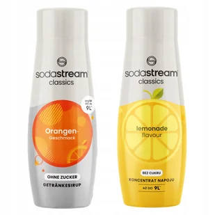 Syropy SodaStream Orange Zero Pomarańcza Bez Cukru + Lemoniada Lemonade - Syropy i koncentraty owocowe - miniaturka - grafika 1