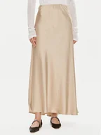 Spódnice - ViCOLO Spódnica maxi TB0342 Beżowy Regular Fit - miniaturka - grafika 1