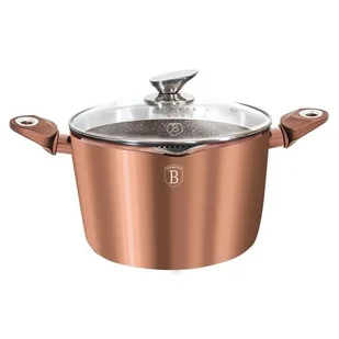 Berlinger Haus Garnek z pokrywką Rosegold Metallic Line 6 l - Garnki - miniaturka - grafika 2