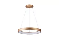 Lampy sufitowe - Lampa wisząca Antonio AZ5067 z pilotem LED 80W ring złota - miniaturka - grafika 1