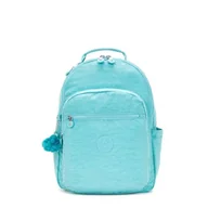 Plecaki - Kipling Seoul Duży Plecak, Deepest Aqua (Niebieska) - miniaturka - grafika 1