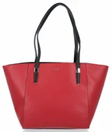 Torebki damskie - Klasyczna torebka damska David Jones Ciemno Czerwona - miniaturka - grafika 1