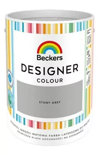 Beckers Designer Colour- farba, Stony Grey, 5l - Farby zewnętrzne - miniaturka - grafika 1