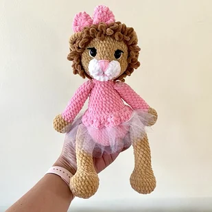 Mały lew / lwiczka / lwiątko - Maskotki i pluszaki - miniaturka - grafika 1