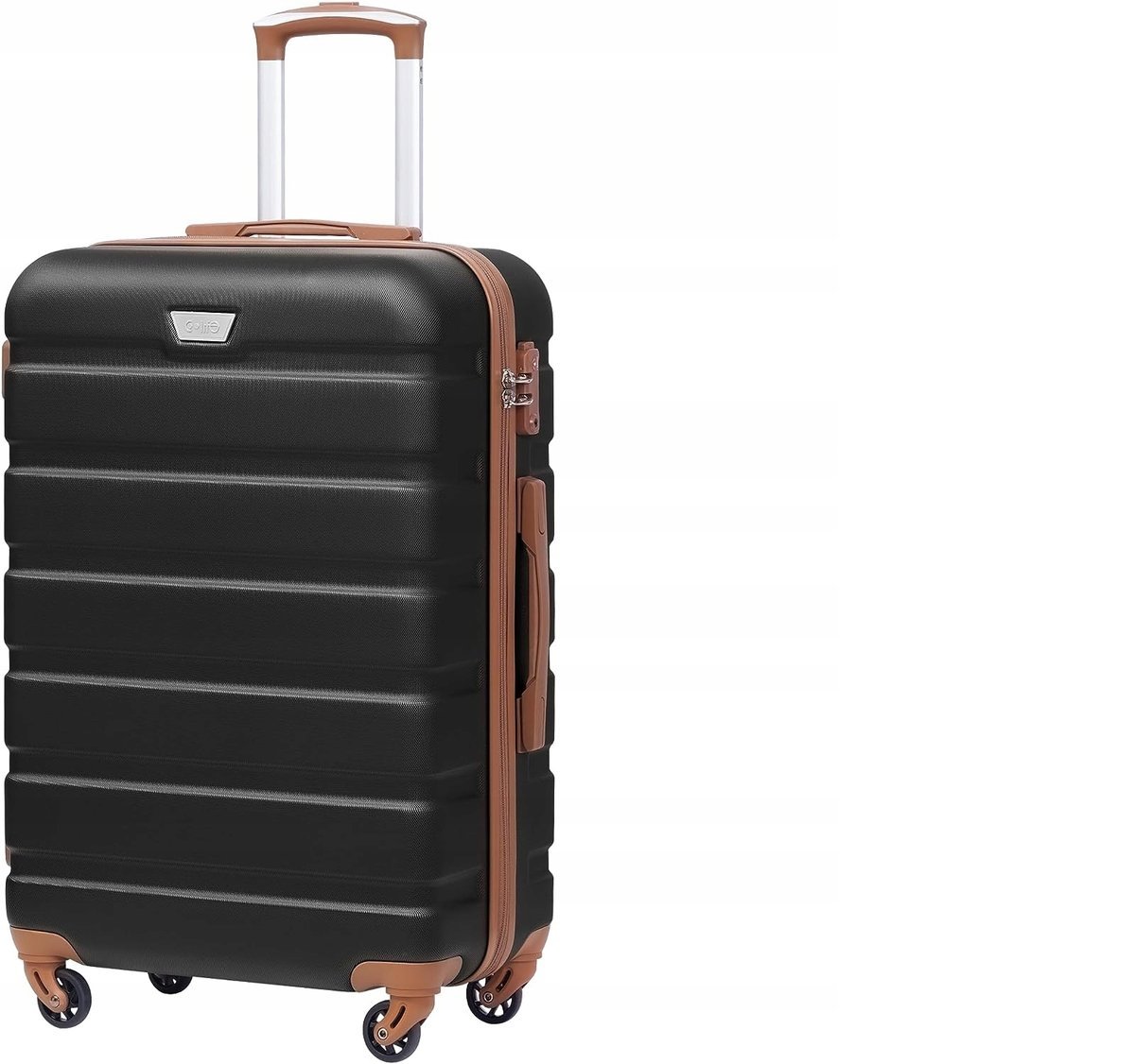 Walizka twarda COOLIFE ABS 4 kółka zamek TSA rozmiar L 28