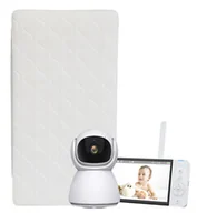 Elektroniczne nianie i monitory oddechu - Materac Natulino PureAIR (piankowy)120 x 60cm z oddychającym pokrowcem + Niania YOKO X5 - miniaturka - grafika 1