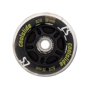 Kółka do rolek COOLSLIDE LED WHEEL 76 M000210544 – Czarny - Akcesoria do skatingu - miniaturka - grafika 1