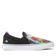 Trampki męskie - Tenisówki Emerica Wino G6 Slip-On X Dinosaur Jr. 6107000253 Czarny - miniaturka - grafika 1