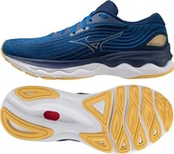 Buty sportowe męskie - Mizuno Mizuno Wave Skyrise 4 J1GC230903 Granatowe 44 - miniaturka - grafika 1