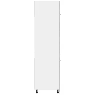 Lumarko Szafka na lodówkę, szary dąb sonoma, 60x57x207 cm - Szafki do salonu - miniaturka - grafika 6