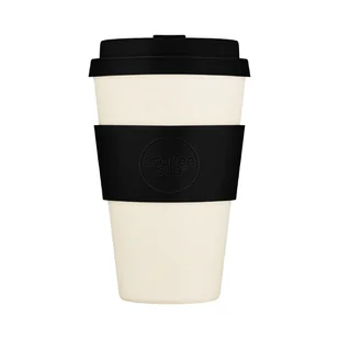 Kubek na wynos Ecoffee Cup Solid Colours Black Nature 400ml - Biały - Kubki termiczne - miniaturka - grafika 1