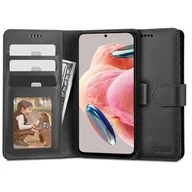 Etui i futerały do telefonów - TECH-PROTECT Wallet do Xiaomi Redmi Note 12 4G/LTE Czarny - miniaturka - grafika 1