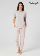 Piżamy damskie - TRIUMPH PIŻAMA DAMSKA zestaw koszulka + spodnie rozmiar 38 - miniaturka - grafika 1