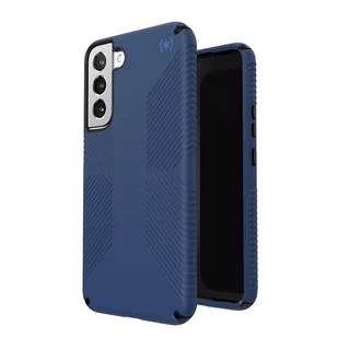 Speck Presidio2 Grip - Etui Samsung Galaxy S22+ z powłoką MICROBAN (Coastal Blue/Black) - Etui i futerały do telefonów - miniaturka - grafika 1