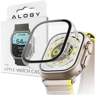 Obudowa ochronna z szkłem Alogy Protector Case 2w1 nakładka etui do Apple Watch Ultra 49mm Przezroczysta - Akcesoria do smartwatchy - miniaturka - grafika 1