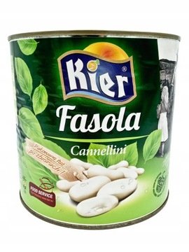 Duża Puszka Fasola Biała Cannellini 2500g/1500g