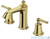 Baterie umywalkowe - Omnires Armance bateria umywalkowa 3-otworowa mosiądz szczotkowany AM5214BSB | - miniaturka - grafika 1