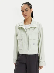 Calvin Klein Jeans Kurtka przejściowa Utility J20J223030 Écru Regular Fit - Kurtki damskie - miniaturka - grafika 1