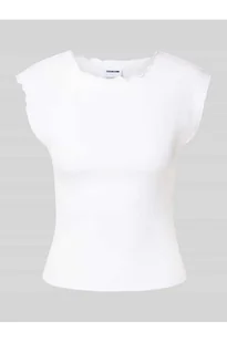 T-shirt z okrągłym dekoltem model ALEXIS - Noisy May - Koszulki i topy damskie - miniaturka - grafika 1