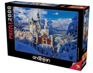 Puzzle - Puzzle 2000 Niemcy Zamek Neuschwanstein zimą Nowa - miniaturka - grafika 1