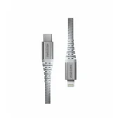 Kable USB - Kabel Swissten Kevlar USB C / Lightning 1,5 m Kolor: biały - miniaturka - grafika 1