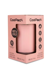 Kubek termiczny 350ml Coolpack Coffee Mug Tom Powder Pink - kubek - Kubki termiczne - miniaturka - grafika 1