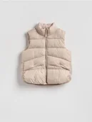 Moda i Uroda OUTLET - Reserved - Pikowana kamizelka - kremowy - miniaturka - grafika 1