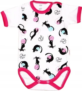 Body KRÓTKI rękaw 100% Bawełna r 104 KLEKLE - Body dla niemowląt - miniaturka - grafika 1