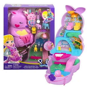 Polly Pocket Kompaktowa Torebka Kangur Zestaw + Akcesoria - Lalki dla dziewczynek - miniaturka - grafika 1