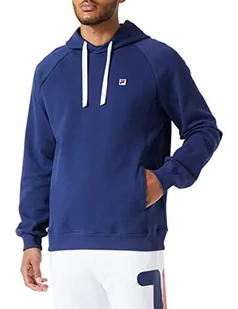 FILA Męska bluza z kapturem BISCEGLIE Medieval Blue, S, Medieval Blue, S - Bluzy męskie - miniaturka - grafika 1