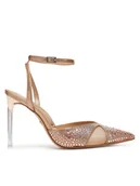 Sandały damskie - Aldo Sandały Dunmere 13964849 Złoty - miniaturka - grafika 1