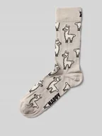 Skarpetki męskie - Skarpety z wyhaftowanym motywem model ‘LLAMA’ - miniaturka - grafika 1
