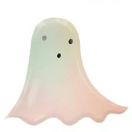 Miseczki i talerzyki dla dzieci - Meri Meri - Talerzyki Pastel Halloween -  Duszek - miniaturka - grafika 1