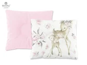 Poduszki do karmienia - Poduszeczka profilowana prostokątna SŁODKA SARENKA RÓŻ + VELVET RÓŻ - miniaturka - grafika 1