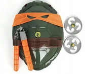 Figurki dla dzieci - Zestaw Interaktywny Żółwie Ninja Michelangelo Zestaw Z Bronią, Pancerzem I - miniaturka - grafika 1