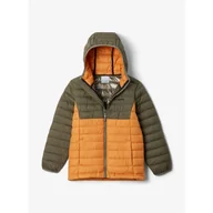 Odzież trekkingowa damska - Kurtka ocieplana chłopięca Columbia Powder Lite II Hooded Jacket - miniaturka - grafika 1